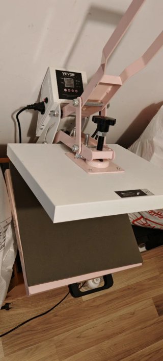 Plancha Sublimación Vevor 38x40 Rosa