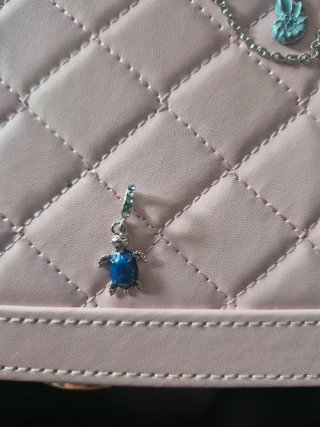 Pack 6 charms pulsera plata y azul
