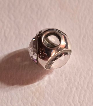 Pandora Charm Plata con Cristal