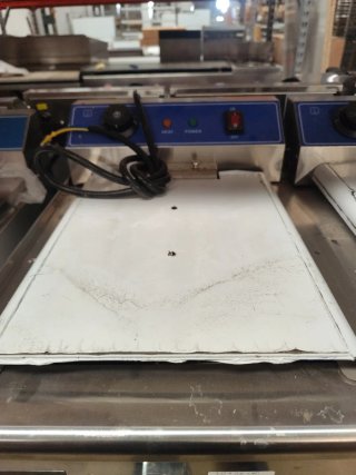 FREIDORA DOBLE 10+10  220V. 5+5KW MIRA MI PERFIL