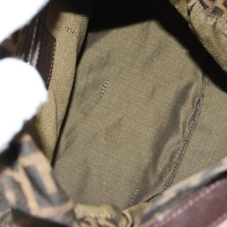 FENDI Zucca Canvas Mamma Baguette Shoulder Bag