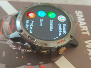Smartwatch GPS Militare Uomo Nero nuovo