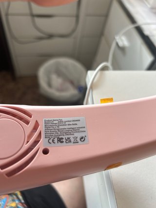 Ventilador de cuello portátil con luz