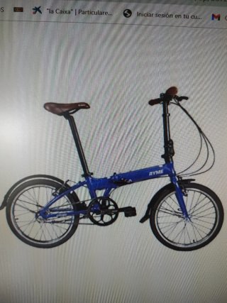 Bicicleta Plegable Ryme Azul