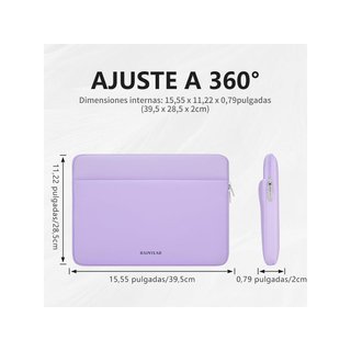 RAINYEAR custodia portatile ultrabook 15,6 pollici