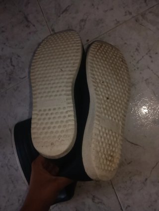 Botas de goma negras con forro