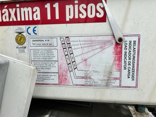 Elevador de Cargas 11 Pisos