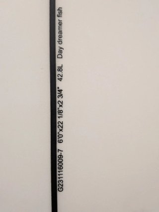 Tabla de surf Fish 6'0 quad fin