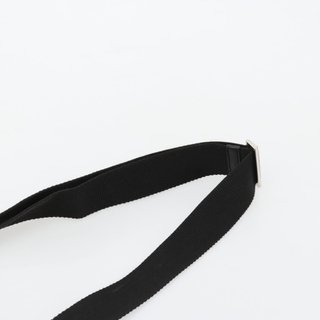 PRADA Shoulder Bag Nylon Black Silver Auth 180848