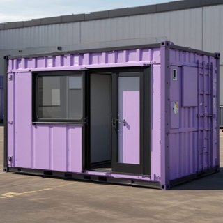 Contenedor Kiosco/Oficina Morado