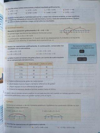 Matemáticas 1 secundaria Revuela