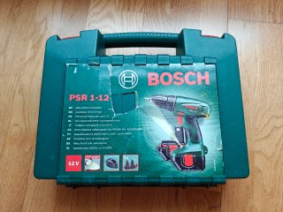 Taladro Bosch PSR 1-12 con maletín