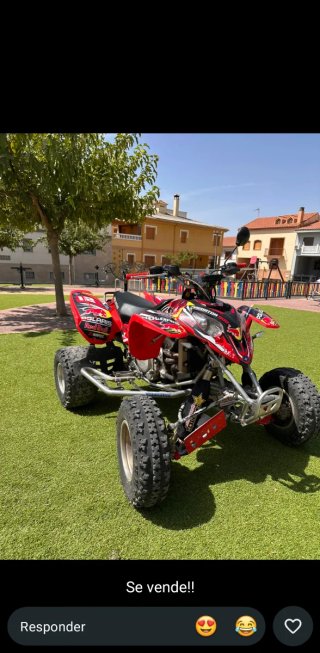 Polaris Predator 500 Quad Rojo