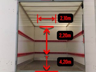Camion 3500kg carnet B con trampilla Ford Transit