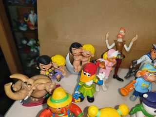 Super lote figuras goma pvc comics Spain años 80