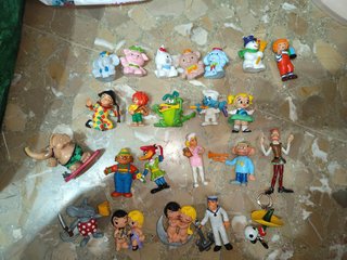 Super lote figuras goma pvc comics Spain años 80