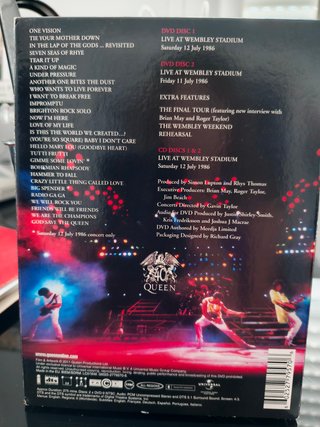 Queen Live at Wembley Stadium 2 DVD + 2 CD
