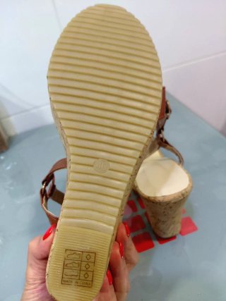 Sandalias de cuña