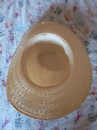 Cappello paglia anni '90 donna