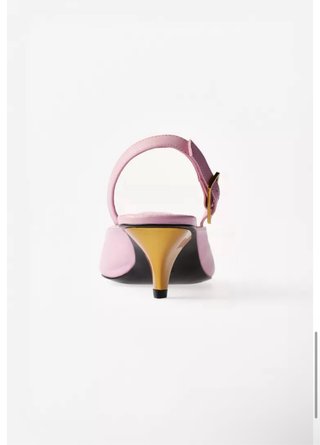 Zapatos Zara Willy Chavarria Rosa Talla 39