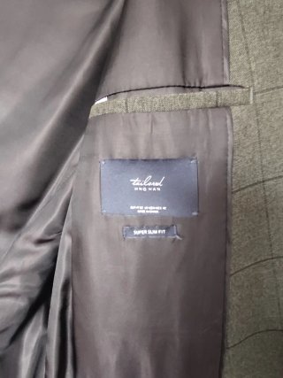 Traje verde hombre talla L