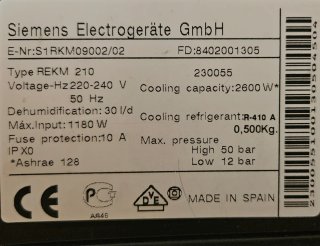 Aire Acondicionado Portátil Siemens