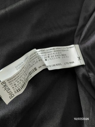 Vestido Bershka Negro con Detalles Plateados