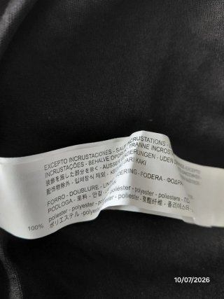 Vestido Bershka Negro con Detalles Plateados