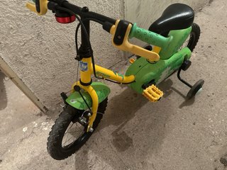 Bicicleta infantil 14 verde