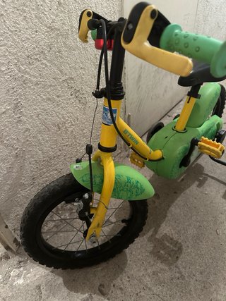 Bicicleta infantil 14 verde