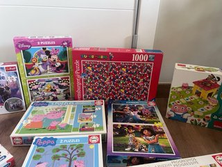 Lote de puzzles infantiles Disney y más
