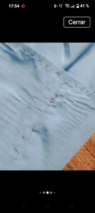 Vestido largo Sfera volantes azul Talla M