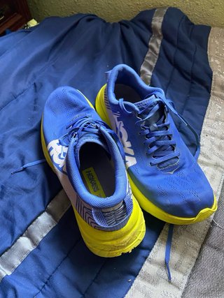 Zapatillas Hoka Azul/Amarillo Talla 43.5
