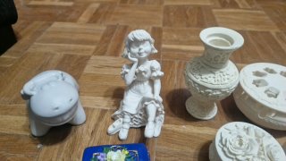 Figuras de cerámica decorativas