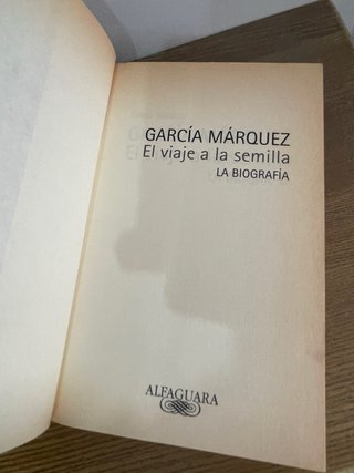 García Márquez, El viaje a la semilla