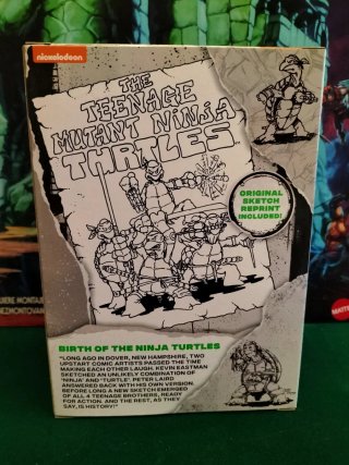 Confezione 4 Figure Tartarughe Ninja 40° Anniversario TMNT