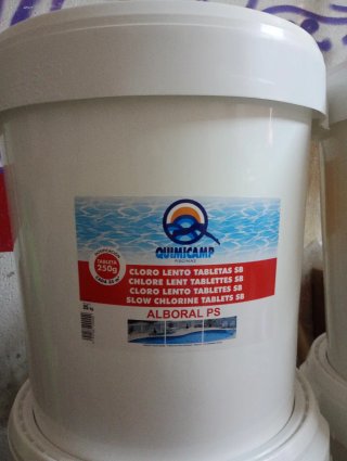 Bidón Cloro Lento Quimicamp 25kg