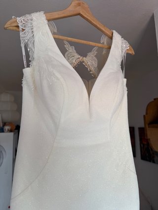 Vestido novia Mónica Loretti 8121 T40 nuevo