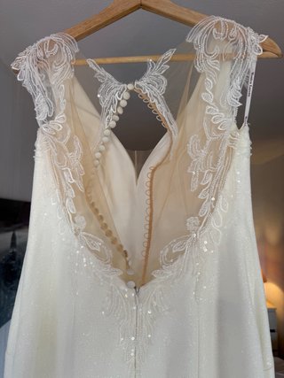 Vestido novia Mónica Loretti 8121 T40 nuevo