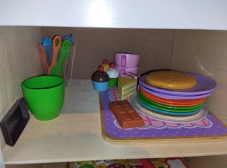 Cocinita de madera para niños