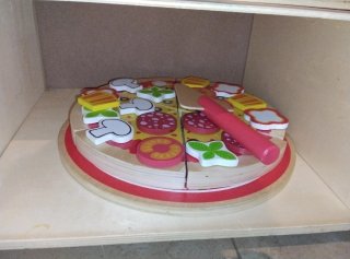 Cocinita de madera para niños