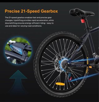 Bicicleta EVERCROSS EM3 26 Montaña