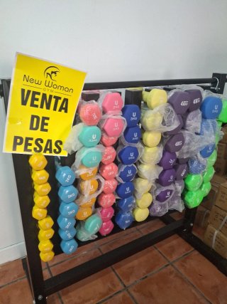 Par de Mancuernas 2 kg Rosas