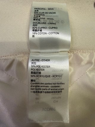 Louis Vuitton Leather Bunny Varsity Jacket