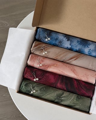 5 Pañuelos Hijab Premium Estampados