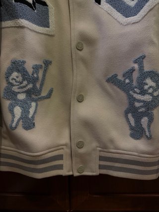 Louis Vuitton Leather Bunny Varsity Jacket