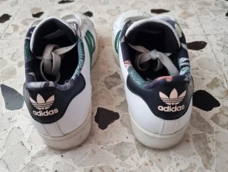 Scarpe Adidas Superstar Bianche e Verdi