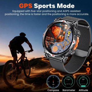 Smartwatch Uomo AMOLED GPS GPT 1.7 nuovo