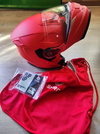 Casco Shiro FF950 Discover Royal Rojo Mate