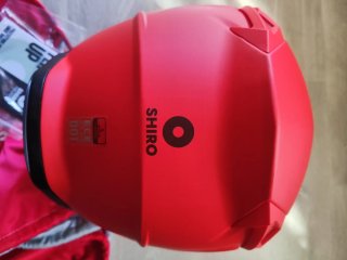 Casco Shiro FF950 Discover Royal Rojo Mate